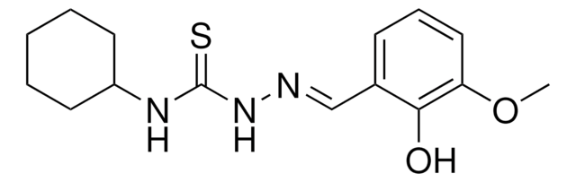 2-HYDROXY-3-METHOXYBENZALDEHYDE N-CYCLOHEXYLTHIOSEMICARBAZONE AldrichCPR