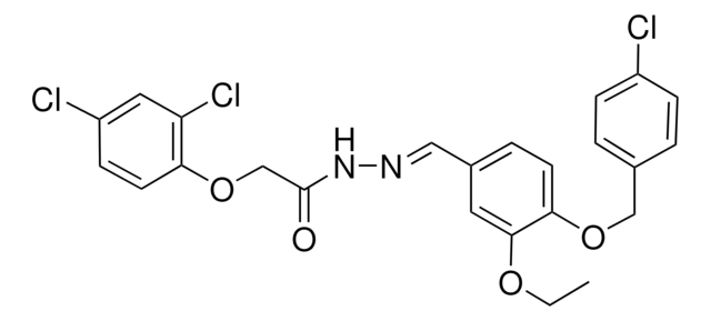 N'-(4-((4-CL-BENZYL)OXY)-3-ETHOXYBENZYLIDENE)2-(2,4-DI-CL-PHENOXY)ACETOHYDRAZIDE AldrichCPR