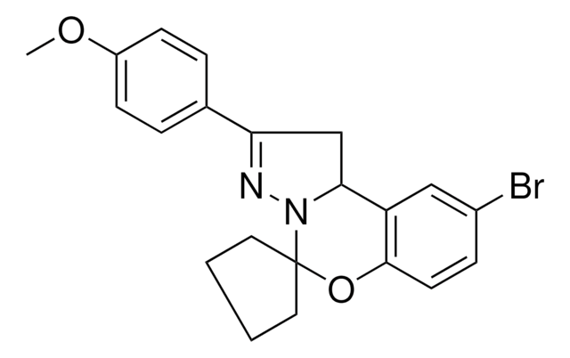 9-BROMO-2-(4-METHOXYPHENYL)-1,10B-DIHYDROSPIRO[BENZO[E]PYRAZOLO[1,5-C][1,3]OXAZINE-5,1'-CYCLOPENTANE] AldrichCPR