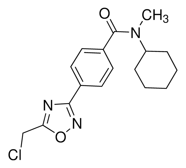 4-[5-(Chloromethyl)-1,2,4-oxadiazol-3-yl]-N-cyclohexyl-N-methylbenzamide AldrichCPR