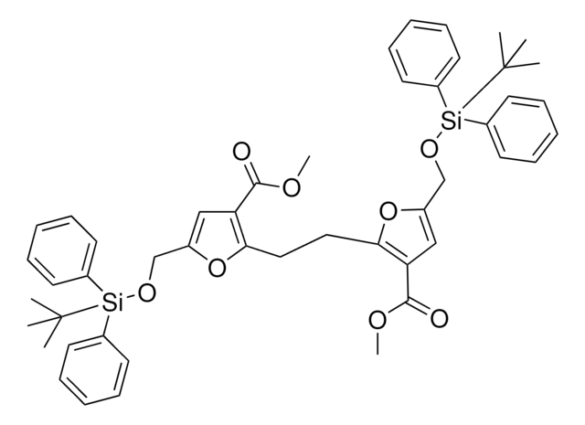 DIMETHYL 2,2'-(ETHANE-1,2-DIYL)BIS(5-((TERT-BUTYLDIPHENYLSILYLOXY)METHYL)FURAN-3-CARBOXYLATE) AldrichCPR