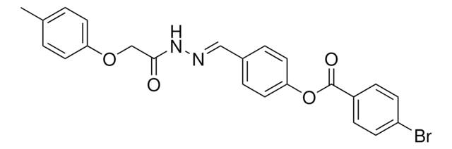 4-(2-((4-METHYLPHENOXY)ACETYL)CARBOHYDRAZONOYL)PHENYL 4-BROMOBENZOATE AldrichCPR