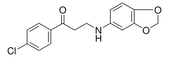 3-(1,3-BENZODIOXOL-5-YLAMINO)-1-(4-CHLOROPHENYL)-1-PROPANONE AldrichCPR