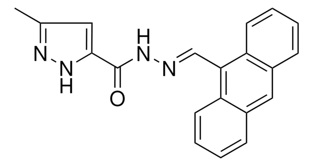 5-METHYL-2H-PYRAZOLE-3-CARBOXYLIC ACID ANTHRACEN-9-YLMETHYLENE-HYDRAZIDE AldrichCPR