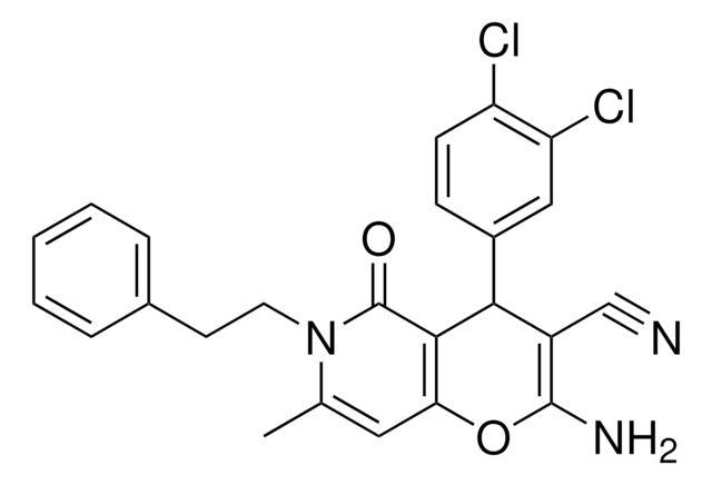 2-AMINO-4-(3,4-DICHLOROPHENYL)-7-METHYL-5-OXO-6-(2-PHENYLETHYL)-5,6-DIHYDRO-4H-PYRANO[3,2-C]PYRIDINE-3-CARBONITRILE AldrichCPR