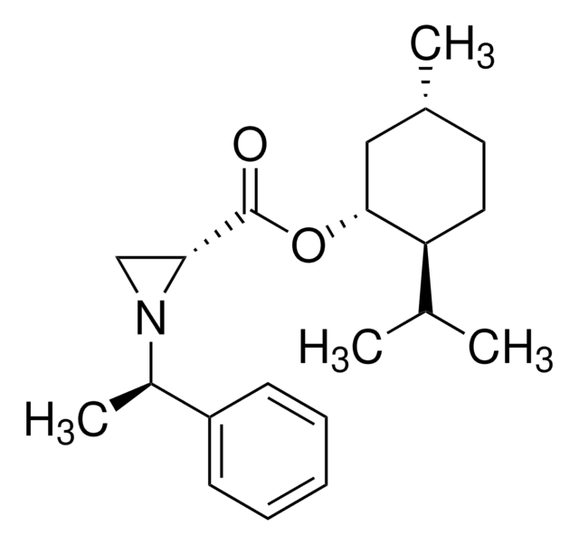 (&#8722;)-Menthyl (R)-1-[(R)-&#945;-methylbenzyl]aziridine-2-carboxylate 98%