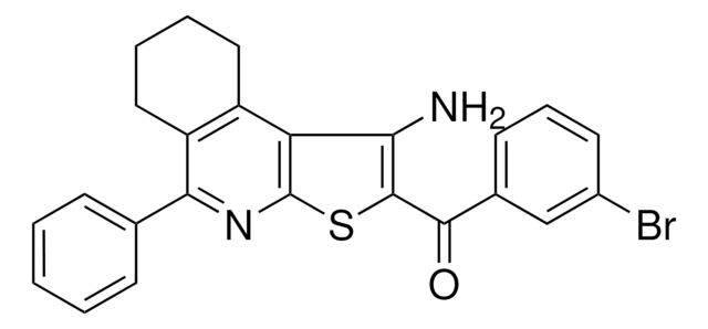 (1-AMINO-5-PH-6,7,8,9-TETRAHYDROTHIENO(2,3-C)ISOQUINOLIN-2-YL)(3-BR-PH)METHANONE AldrichCPR