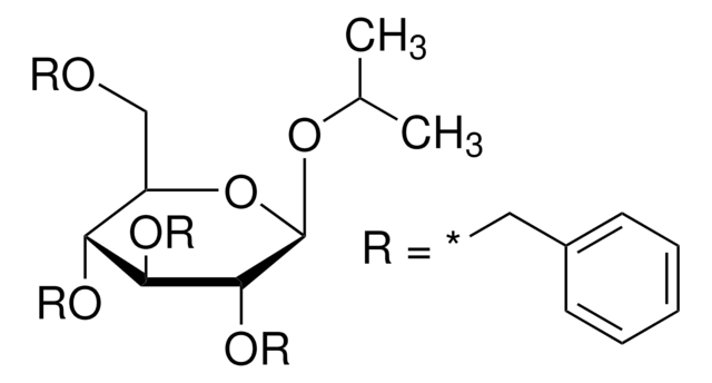 Isopropyl 2,3,4,6-tetra-O-benzyl-&#946;-D-glucopyranoside 98%