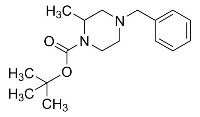 4-Benzyl-2-methylpiperazine-1-carboxylic acid tert-butyl ester AldrichCPR