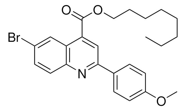 OCTYL 6-BROMO-2-(4-METHOXYPHENYL)-4-QUINOLINECARBOXYLATE AldrichCPR