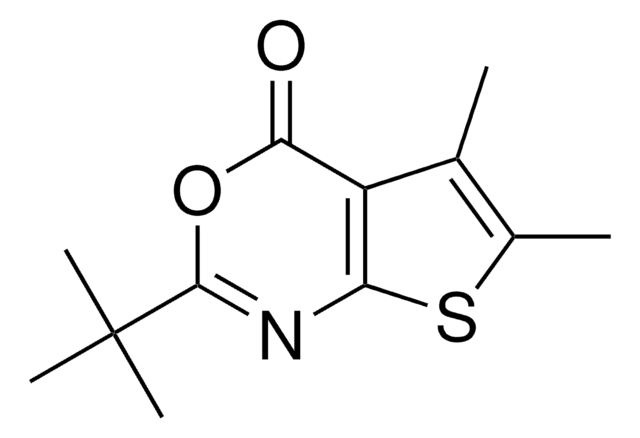 2-TERT-BUTYL-5,6-DIMETHYL-4H-THIENO[2,3-D][1,3]OXAZIN-4-ONE AldrichCPR