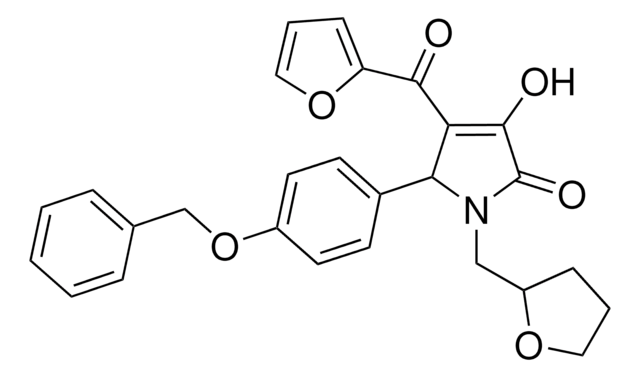 5-[4-(BENZYLOXY)PHENYL]-4-(2-FUROYL)-3-HYDROXY-1-(TETRAHYDRO-2-FURANYLMETHYL)-1,5-DIHYDRO-2H-PYRROL-2-ONE AldrichCPR