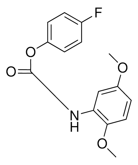 4-FLUOROPHENYL N-(2,5-DIMETHOXYPHENYL)CARBAMATE AldrichCPR