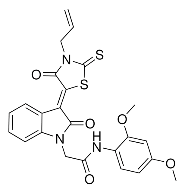 2-[(3Z)-3-(3-ALLYL-4-OXO-2-THIOXO-1,3-THIAZOLIDIN-5-YLIDENE)-2-OXO-2,3-DIHYDRO-1H-INDOL-1-YL]-N-(2,4-DIMETHOXYPHENYL)ACETAMIDE AldrichCPR