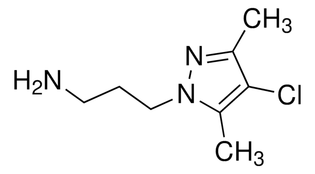 3-(4-Chloro-3,5-dimethyl-1H-pyrazol-1-yl)propan-1-amine AldrichCPR