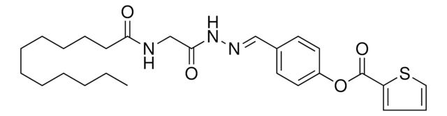 4-(2-((DODECANOYLAMINO)ACETYL)CARBOHYDRAZONOYL)PHENYL 2-THIOPHENECARBOXYLATE AldrichCPR