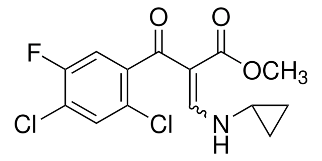 3-Cyclopropylamino-2-(2,4-dichlor-5-fluorbenzoyl)-acrylsäure-methylester, Isomerengemisch 97%