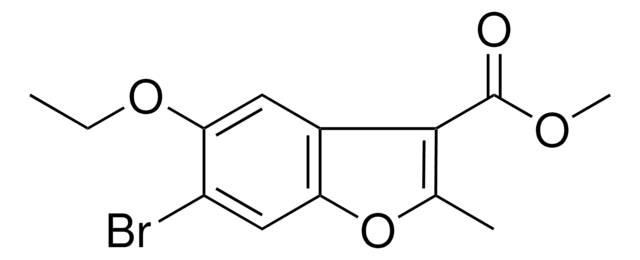 METHYL 6-BROMO-5-ETHOXY-2-METHYL-1-BENZOFURAN-3-CARBOXYLATE AldrichCPR