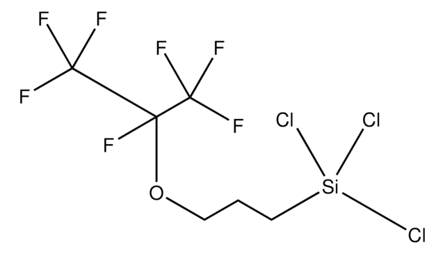 [3-(Heptafluoroisopropoxy)propyl]trichlorosilane 97%