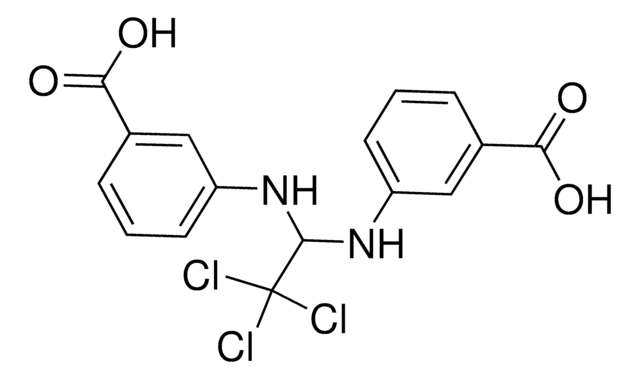 3-{[1-(3-Carboxyanilino)-2,2,2-trichloroethyl]amino}benzoic acid AldrichCPR