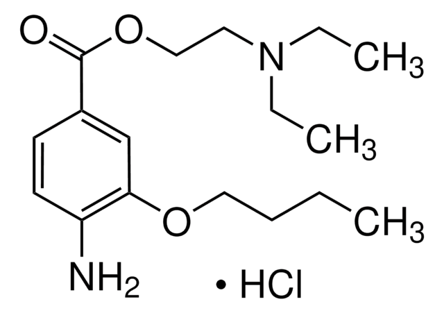 ベノキシナート 塩酸塩 Pharmaceutical Secondary Standard; Certified Reference Material