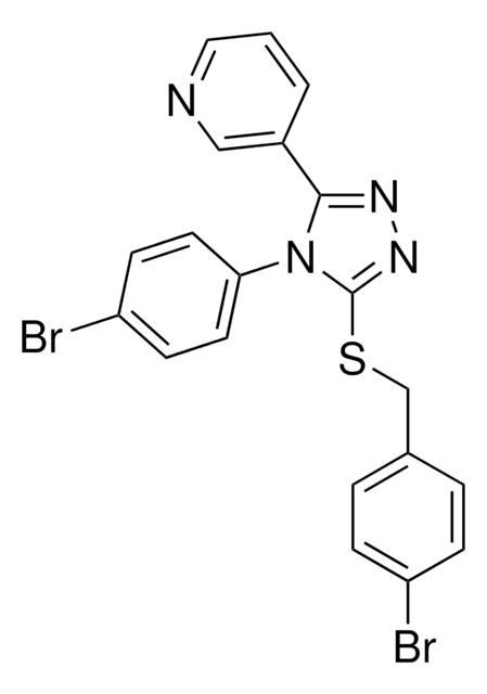 4-BROMOBENZYL 4-(4-BROMOPHENYL)-5-(3-PYRIDINYL)-4H-1,2,4-TRIAZOL-3-YL SULFIDE AldrichCPR