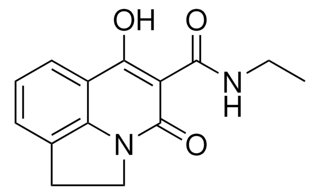 N-ETHYL-6-HYDROXY-4-OXO-1,2-DIHYDRO-4H-PYRROLO(3,2,1-IJ)QUINOLINE-5-CARBOXAMIDE AldrichCPR