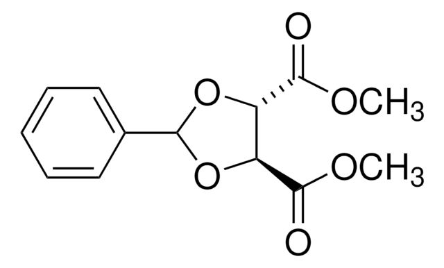 (+)-Dimethyl 2,3-O-benzylidene-D-tartrate &#8805;98.0% (sum of enantiomers, GC)