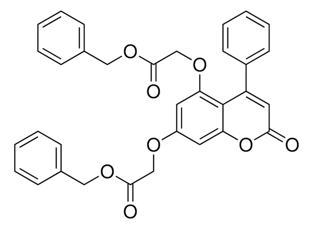 BENZYL ((5-(2-(BENZYLOXY)-2-OXOETHOXY)-2-OXO-4-PH-2H-CHROMEN-7-YL)OXY)ACETATE AldrichCPR