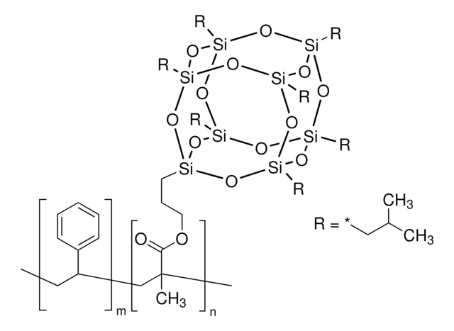 Poly[(propylmethacryl-heptaisobutyl-PSS)-co-styrene] PSS 15&#160;wt. %