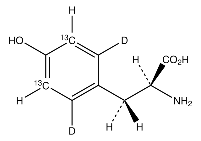 L-Tyrosine-(phenol-3,5-13C2,2,6-d2) &#8805;95 atom % 13C, &#8805;70 atom % D, &#8805;90% (CP)