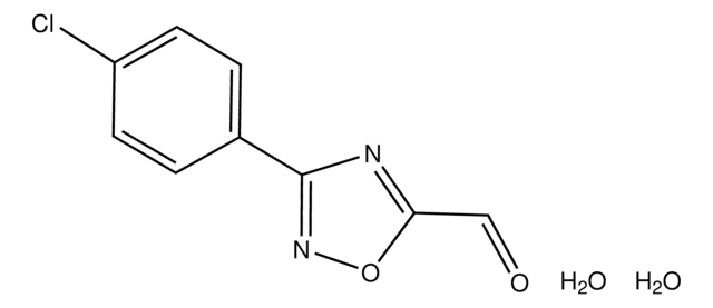 3-(4-Chlorophenyl)-1,2,4-oxadiazole-5-carbaldehyde dihydrate AldrichCPR