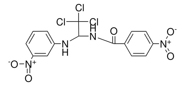 4-NITRO-N-(2,2,2-TRICHLORO-1-(3-NITRO-PHENYLAMINO)-ETHYL)-BENZAMIDE AldrichCPR