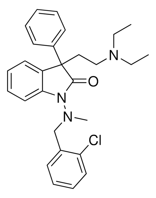 1-[(2-Chlorobenzyl)(methyl)amino]-3-[2-(diethylamino)ethyl]-3-phenyl-1,3-dihydro-2H-indol-2-one AldrichCPR