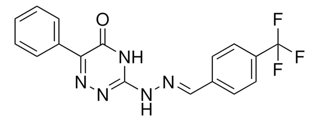 4-(TRI-F-ME)BENZALDEHYDE (5-OXO-6-PH-4,5-DIHYDRO-1,2,4-TRIAZIN-3-YL)HYDRAZONE AldrichCPR