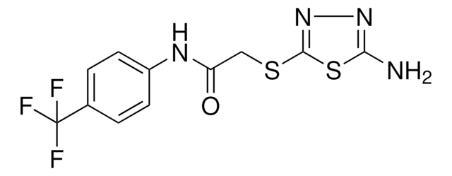 2-((5-AMINO-1,3,4-THIADIAZOL-2-YL)THIO)-N-(4-(TRIFLUOROMETHYL)PHENYL)ACETAMIDE AldrichCPR