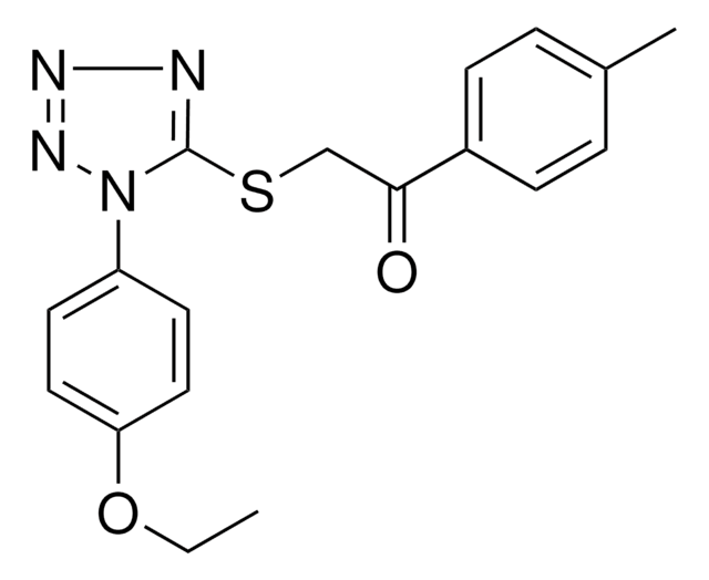 2-((1-(4-ETHOXYPHENYL)-1H-TETRAAZOL-5-YL)THIO)-1-(4-METHYLPHENYL)ETHANONE AldrichCPR