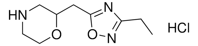 2-((3-Ethyl-1,2,4-oxadiazol-5-yl)methyl)morpholine hydrochloride AldrichCPR