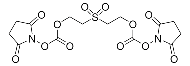 Bis[2-(N-succinimidyl-oxycarbonyloxy)ethyl] sulfone &#8805;97.0% (CHN)