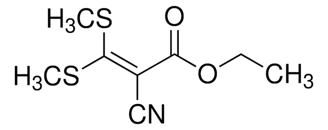 Ethyl 2-cyano-3,3-bis(methylthio)acrylate &#8805;98.0% (GC)