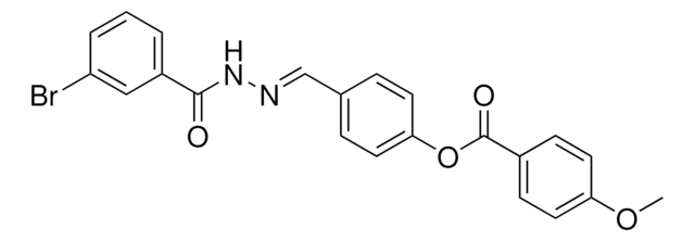 4-(2-(3-BROMOBENZOYL)CARBOHYDRAZONOYL)PHENYL 4-METHOXYBENZOATE AldrichCPR