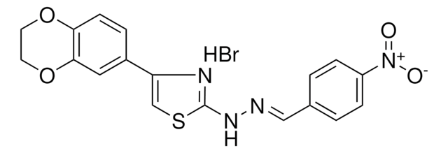 4-NITROBENZALDEHYDE [4-(2,3-DIHYDRO-1,4-BENZODIOXIN-6-YL)-1,3-THIAZOL-2-YL]HYDRAZONE HYDROBROMIDE AldrichCPR