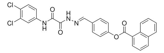 4-(2-((3,4-dichloroanilino)(oxo)acetyl)carbohydrazonoyl)phenyl 1 