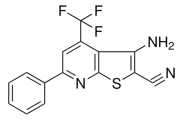 3-AMINO-6-PHENYL-4-(TRIFLUOROMETHYL)THIENO(2,3-B)PYRIDINE-2-CARBONITRILE AldrichCPR