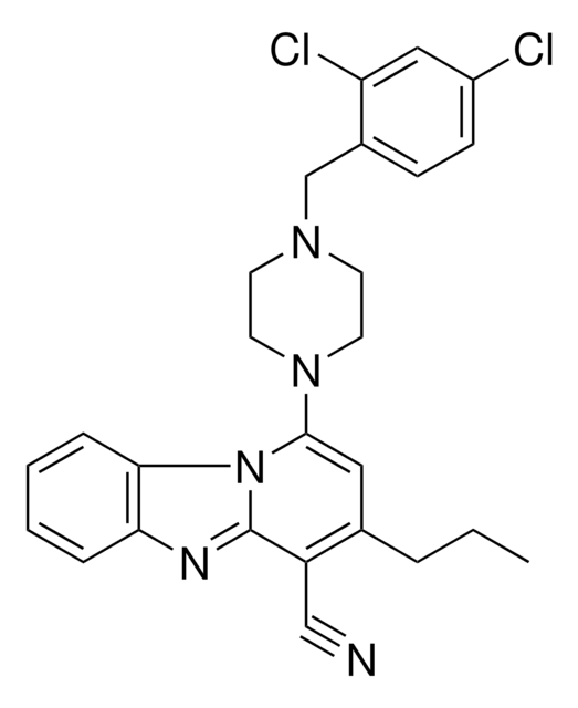 1-[4-(2,4-DICHLOROBENZYL)-1-PIPERAZINYL]-3-PROPYLPYRIDO[1,2-A]BENZIMIDAZOLE-4-CARBONITRILE AldrichCPR