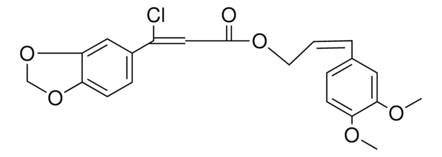 3-BENZO(1,3)DIOXOL-5-YL-3-CL-ACRYLIC ACID 3-(3,4-DIMETHOXY-PHENYL)-ALLYL ESTER AldrichCPR