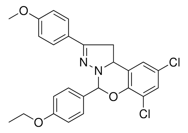 7,9-DICHLORO-5-(4-ETHOXYPHENYL)-2-(4-METHOXYPHENYL)-1,10B-DIHYDROPYRAZOLO[1,5-C][1,3]BENZOXAZINE AldrichCPR