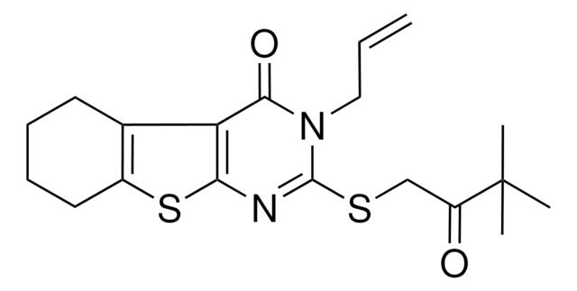 3-ALLYL-2-[(3,3-DIMETHYL-2-OXOBUTYL)SULFANYL]-5,6,7,8-TETRAHYDRO[1]BENZOTHIENO[2,3-D]PYRIMIDIN-4(3H)-ONE AldrichCPR