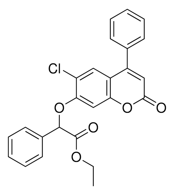 ETHYL ((6-CHLORO-2-OXO-4-PHENYL-2H-CHROMEN-7-YL)OXY)(PHENYL)ACETATE AldrichCPR