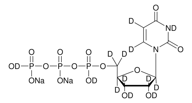 Uridine-d13 5&#8242;-triphosphate disodium salt solution 100&#160;mM (in 5mM Tris / D2O), &#8805;98 atom % D, &#8805;95% (CP)